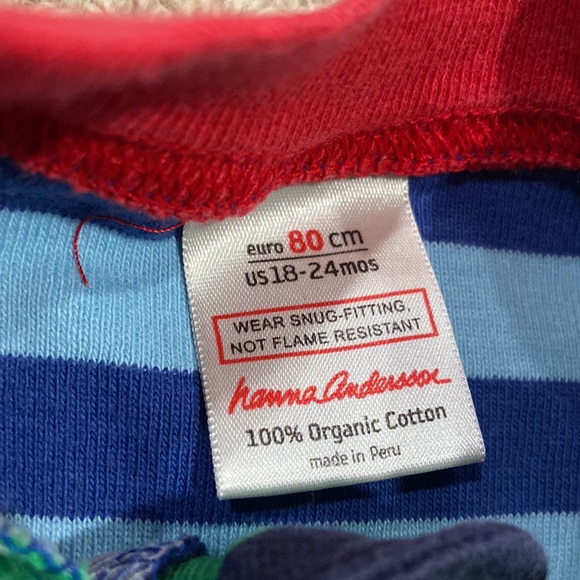 Hanna Andersson Striped PJ’s Primary Rainbow Colors - Picture 5 of 6